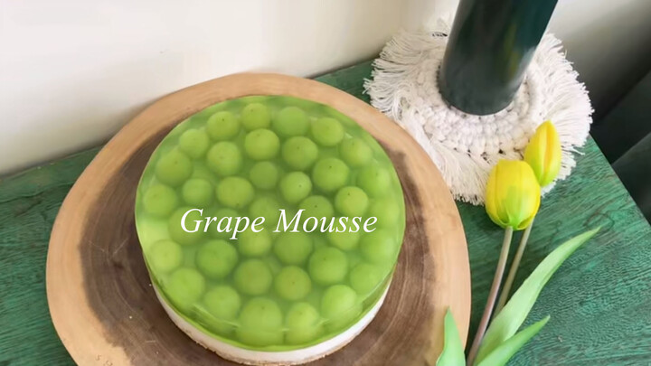 [Makanan] Cara Membuat Kue Mousse Lezat dengan Anggur Hijau