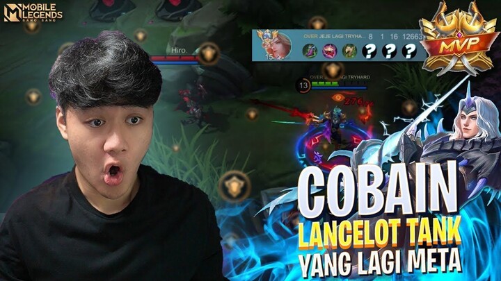 Cobain Meta Baru Lancelot Tank, Jadi OP Banget Jungler No.1 !!! - Mobile Legends