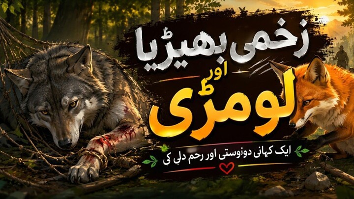 Lomri Aur Zakhmi Bheriya | Ek Anokhi Dosti Ki Kahani #Lomri #ZakhmiBheriya #FoxAndWolf
