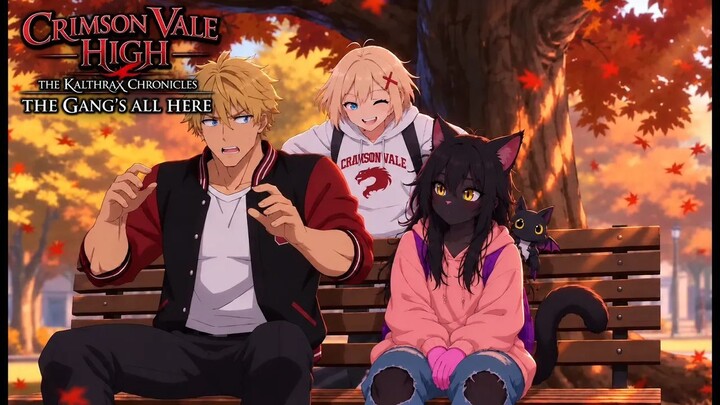AI Anime Series | Crimson Vale High — The Gang’s All Here | The Kalthrax Chronicles