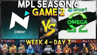 NXP SOLID VS OMEGA (GAME 2) | MPL PH S6 WEEK 4 DAY 3