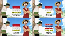 Parody 4 Bahasa || Zoro Takut Hantu 😂