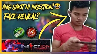 1V1 WITH INSECTION | FACE REVEAL? | CHOU FREESTYLER | MOBILE LEGENDS BANG BANG