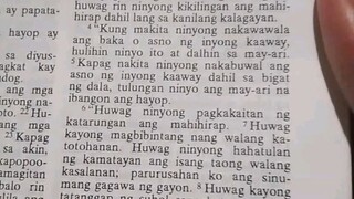 Pang Araw Araw na Talata.               Exodus 23:6-9