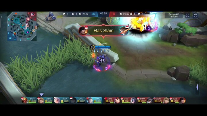 Aamon MANIAC & SAVAGE satu Match