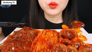 ASMR CÁC LOẠI NẤM CAY NẤM ENOKI, NẤM SÒ 6