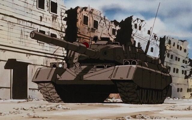 Mecha animation of the last century, modern tanks battle humanoid weapons