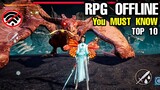 Top 10 Best RPG OFFLINE games (YOU SHOULD KNOW) and still exist on APK & Store for Android & iOS