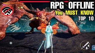 Top 10 Best RPG OFFLINE games (YOU SHOULD KNOW) and still exist on APK & Store for Android & iOS