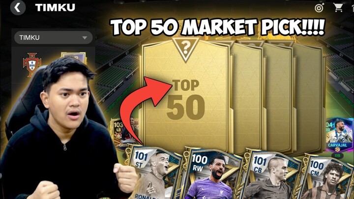 OPEN TOP 50 MARKET PICK & TOP UP 3 JUTA DEMI RONALDO 9 DI EVENT HALL OF LEGEND! - EA FC MOBILE 24