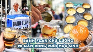 Xe BÁNH FLAN 20 năm rong ruổi khắp khu Chợ Lớn | Địa điểm ăn uống