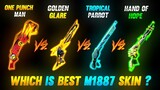 Which Is Best M1187 Skin In Free Fire | Golden Glare M1887 Free Fire | New M1887 Skin Free Fire