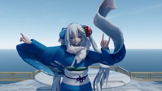 [MMD] Snow Miku - Nico Nico Nii~!