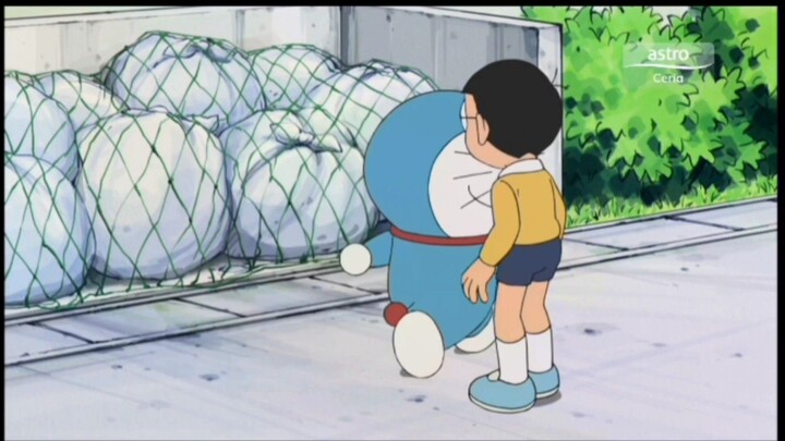 Doraemon episode 302 - Burung Bangau Balas lah Budi (bahasa melayu)