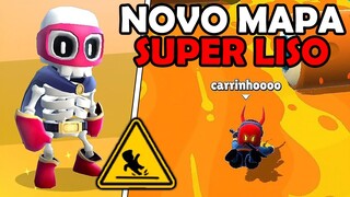 SUPER BONES A NOVA SKIN e NOVO MAPA ESCORREGADIO? do STUMBLE GUYS