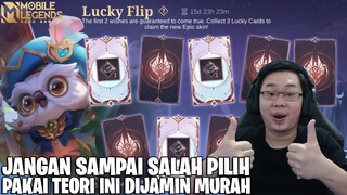 JANGAN SAMPAI TERJEBAK - PAKAI TEORI INI SUPAYA DAPAT SKIN DIGGIE FAIRYTALER MURAH! LUCKY FLIP ML