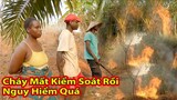 Kinh hoàng khi nhà Antonio đốt rãy như cháy rừng||2Q Vlogs Cuộc Sống Châu Phi