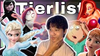 Xếp hạng những nhân vật hoạt hình nóng bỏng nhất!