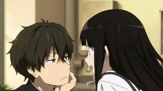 "No, it's already spring" Hyouka Chitanda Houtarou