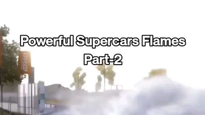 powerful supercars flames