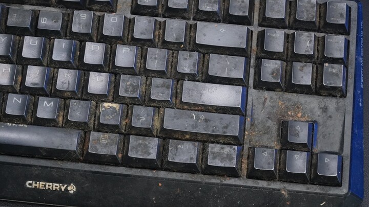هل هذا لوحة مفاتيح أم قطعة أثرية مكتشفة؟ تفكيك وتنظيف دقيق لأقسى لوحة مفاتيح Cherry في التاريخ!