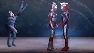 Guiman and Sister Justice almost got into a fight, but Little Baltan managed to stop them! [Ultraman
