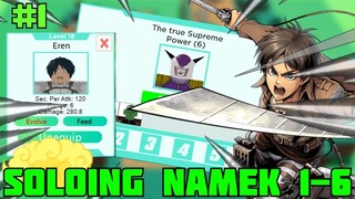 I SOLO'ED NAMEK 1-6 WITH EREN IN ALL-STAR TOWER DEFENSE | ROBLOX