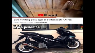Cara menendang pintu agar dibelikan motor Aerox...