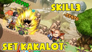 Ngọc Rồng Online - Treo Đêm Mở SKill 3 Và Sức Mạnh Của Gà Khi Có Set Kakalot