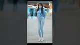 Cute Asian Short Girl 5.7 feet | Hot Asian dance | Cute Chinese Girl #Shorts