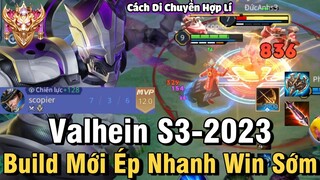 Valhein S3-2023 Liên Quân Mobile | Cách Chơi Lên Đồ Phù Hiệu Bảng Ngọc Cho Valhein S3 2023 Full Dame