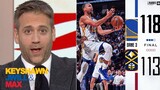 KJM | Max Kellerman excited Warriors beat Nuggets 118-113 improve to 3-0; Curry, Klay, Poole 80 Pts