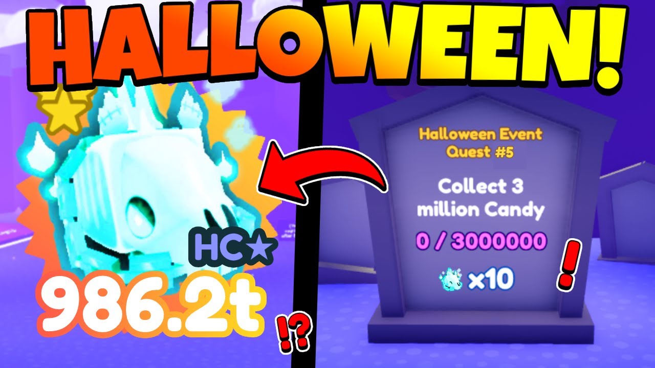 NEW* HALLOWEEN UPDATE CODE IN PET SIMULATOR X! HOW TO GET CANDY! NEW OP PETS!