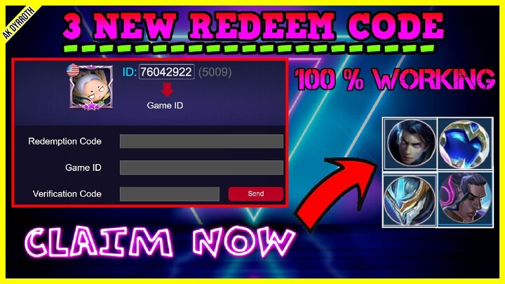 WORKING REDEEM CODES MAY 2022  | MLBB FREE SKIN REDEEM CODES | M-WORLD YIN | ML REDEEM CODES