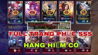 LIÊN QUÂN : Bạn Sẽ Phải Làm Gì Khi Gặp Team Full Trang Phục SSS Vừa Bổ Mắt Vừa Hiếm Có