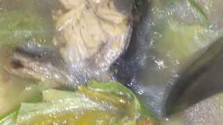 Fiah soup with vegetables