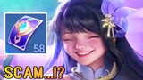 CAN I GET KAGURA WATER LILY SKIN WITH ONLY 58 TICKET????????????????