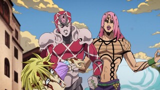 Yoshikage Kira, người đã bị đánh bại và băng qua Biển Đá