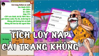 Ngọc Rồng Online - Hiến 5 Triệu Carot Nạp Tích Lũy Kiếm Cải Trang Mới...Độc Chiếm TOP 1 ?