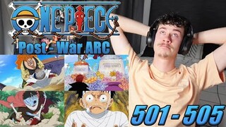 Luffy's Tearful Scream! The Boy's Sad Departure! | One Piece - 501 - 505 | Reaction