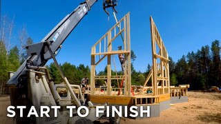 Building a House Time Lapse | Home Construction Start To Finish!