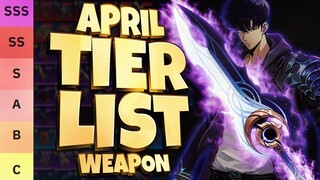 IS THE NEW JINWOO WEAPON THE BEST WEAPON IN THE GAME (APRIL WEAPON TIER LIST) - Solo Leveling Arise