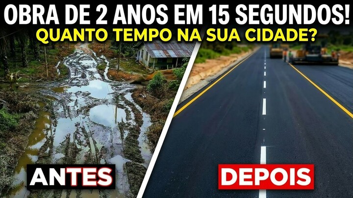 QUANTO TEMPO LEVARIA PARA FAZER ESSA OBRA AQUI NA SUA CIDADE