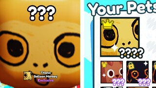 ✨️NEW TITANIC BALLOON MONKEY is INSANE in Pet Simulator X (New Update Leaks)