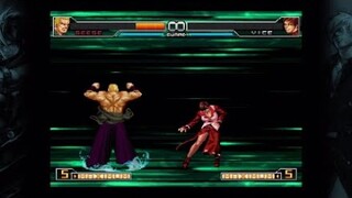 KOF2002UM　ギース　ナイトメアギース　MAX２他技確認　隠しボスの性能がやばすぎる