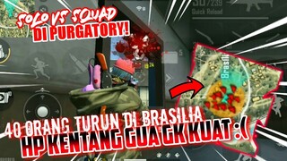 BRAZILIA BERDARAH!!! INI JADINYA JIKA 40 ORANG TURUN DI SATU TEMPAT - FREEFIRE BATTLEGROUNDS