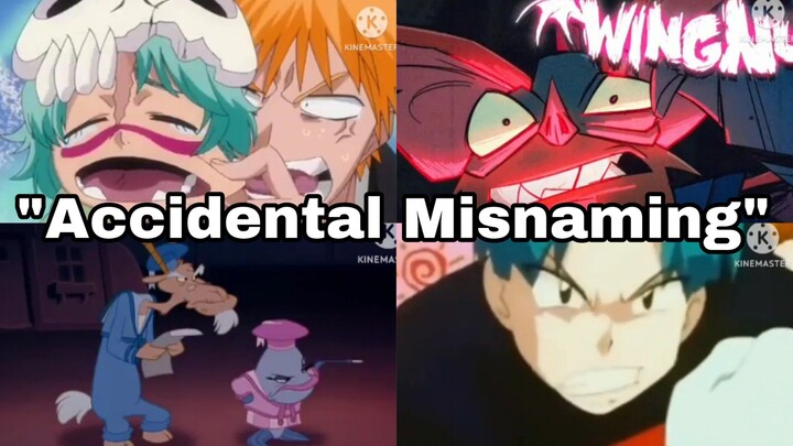 "Accidental Misnaming" Compilation By EJA