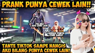 PRANK PUNYA CEWEK LAIN DEPAN TANTE TIKTOK KALI INI DIA BENER BENER NANGIS CUY, SEDIHH!!