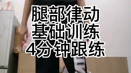 【每天4分钟跟练】腿部律动基础+提高