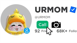 ROBLOX YOU CAN CALL YOUR FRIENDS NOW 😍